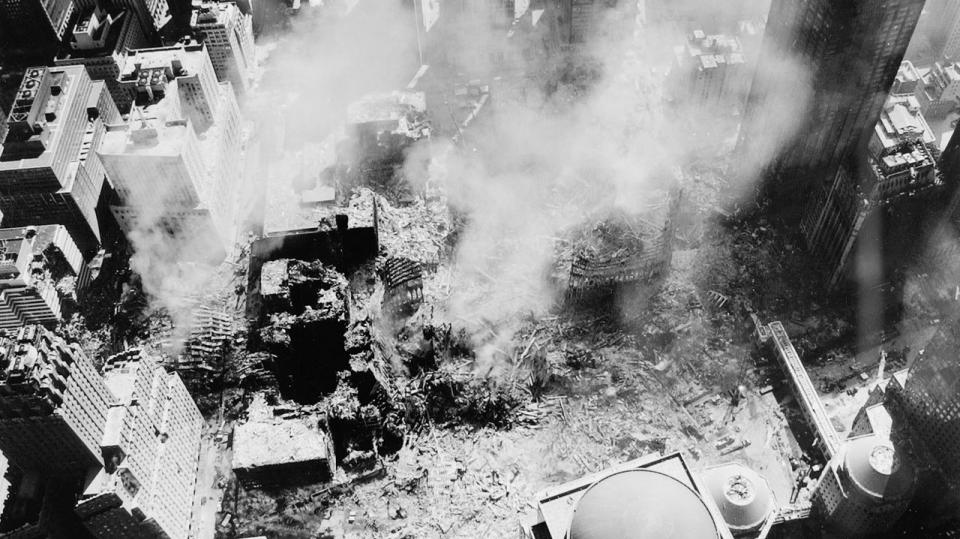 Ground Zero - smutná památka na tisíce mrtvých - místo pádu Dvojčat